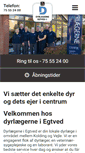 Mobile Screenshot of egtveddyrlaegerne.dk